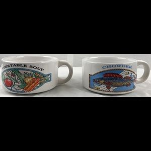 Vegetable & Chowder Soup Set genuine stoneware